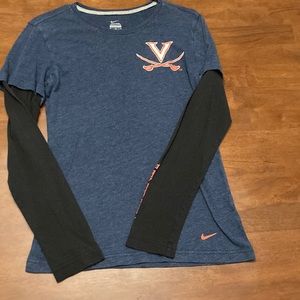 Women’s NCAA UVA fitted Long Sleeve Tshirt